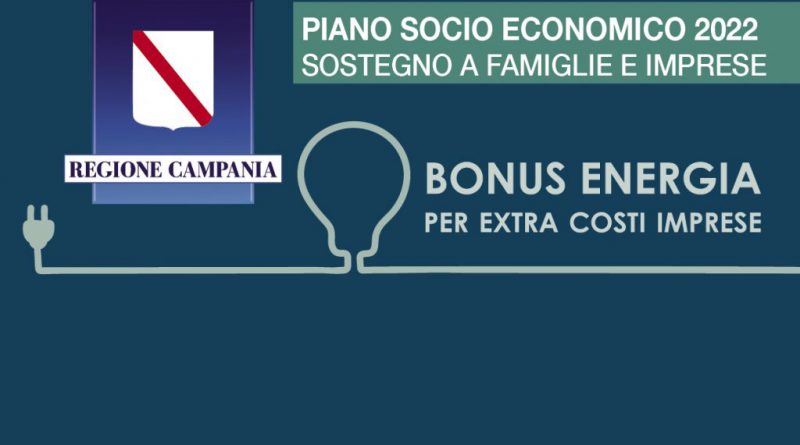 Bonus energia per extra costi imprese - Europa Campania