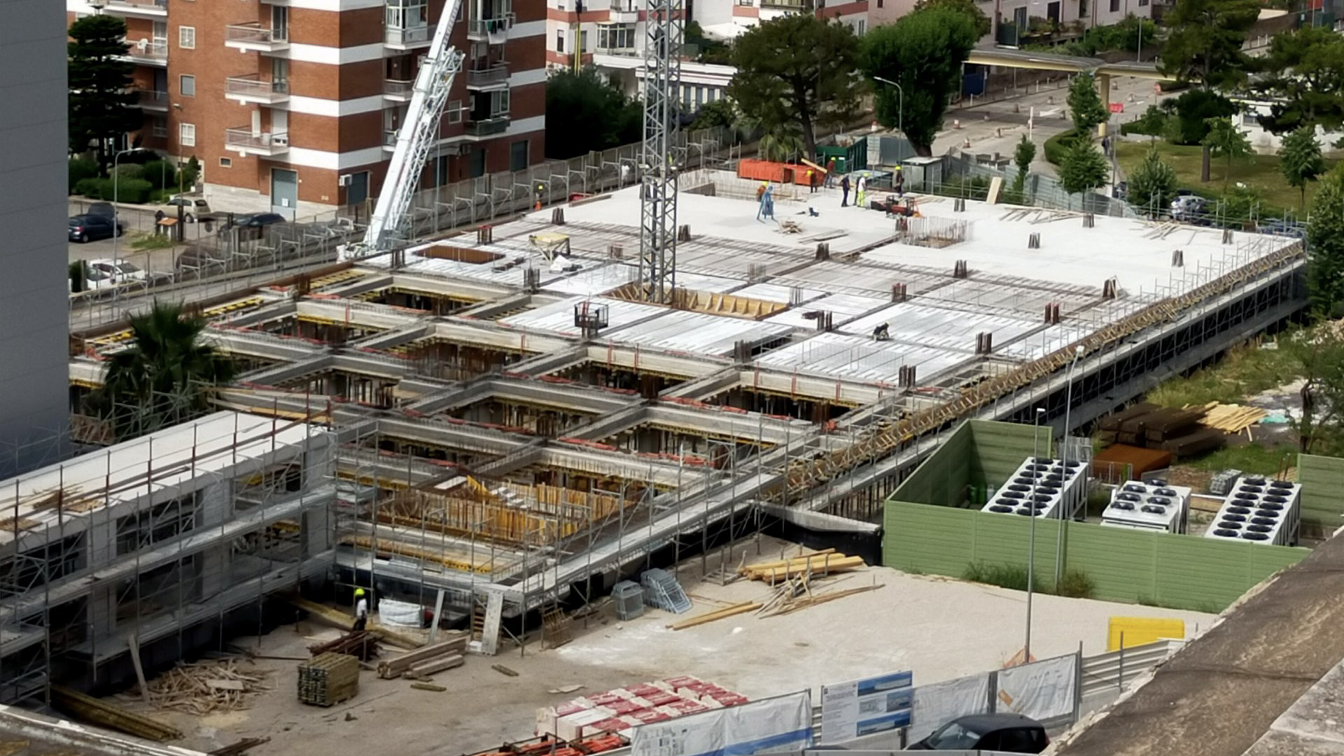 Construction site opened for the new operating plate at the Sant’Anna and San Sebastiano Hospital