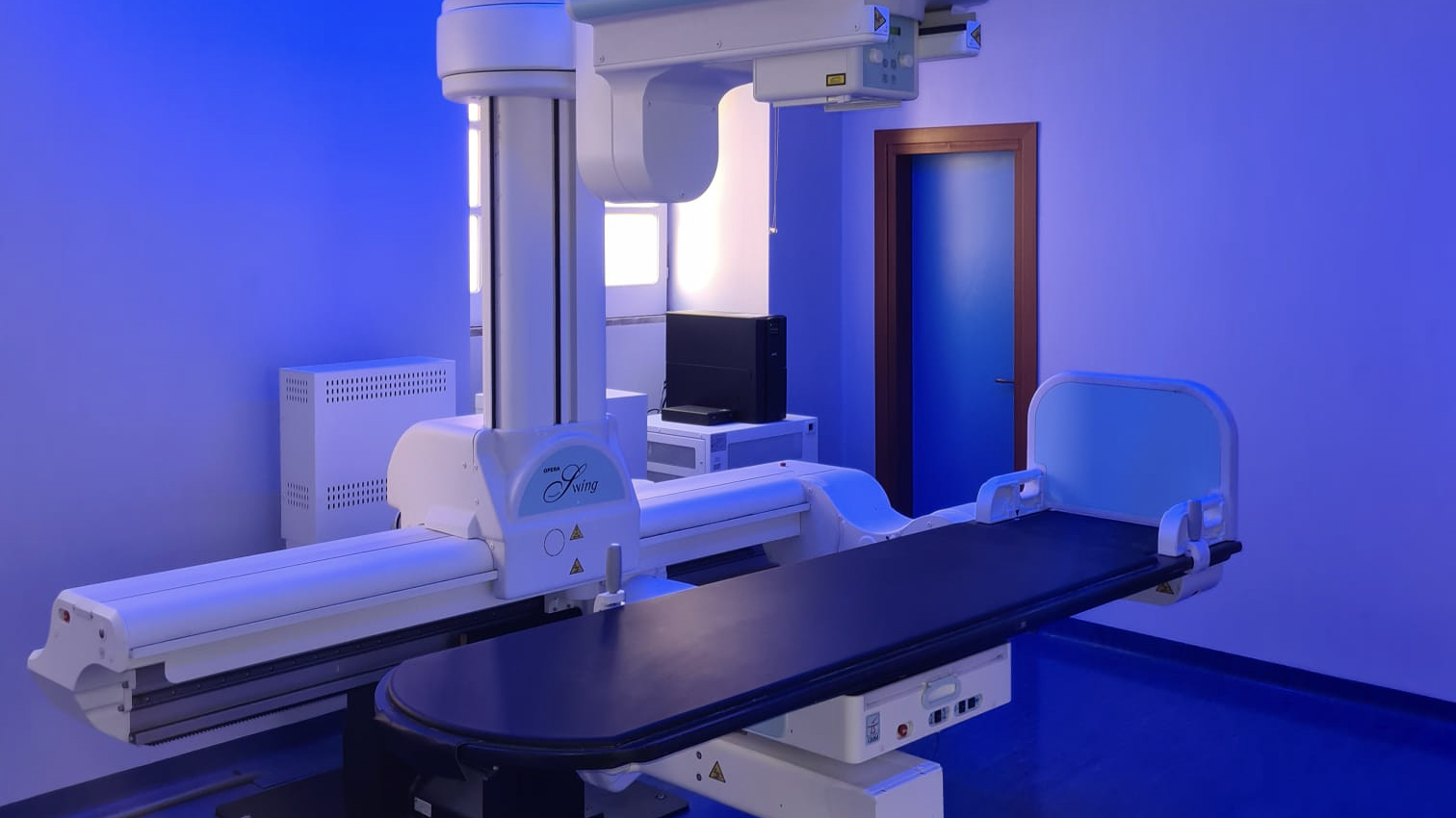 Diagnostic imaging, new digital remote controlled radiology table at Vanvitelli in Naples